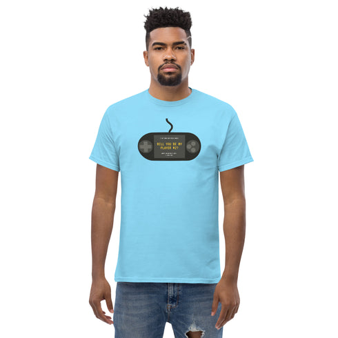 "Will You Be My Player 2" Geeky Valentine's Tee